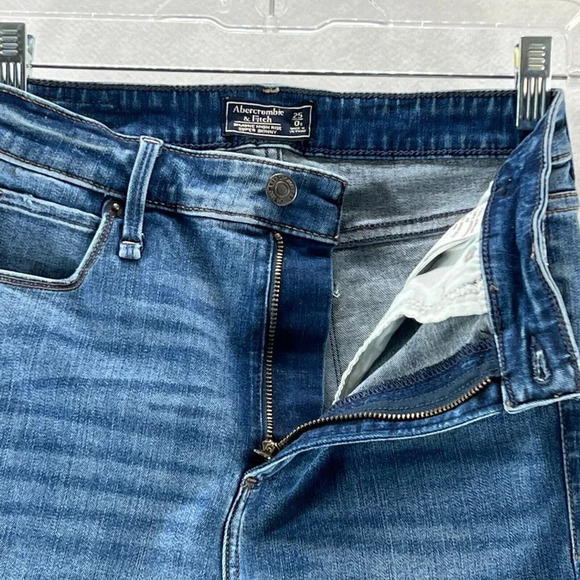 Abercrombie & Fitch Jeans Women Sz 25/0s Simone High Rise Skinny Denim Blue - Picture 5 of 10